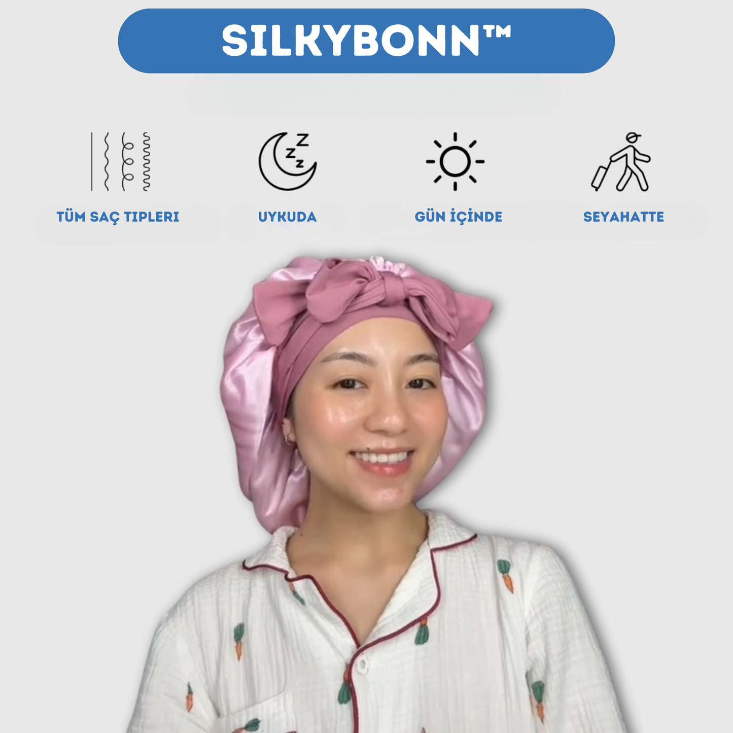 Silkybonn™ | İpeksi Premium Saç Bonesi